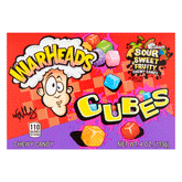 War Heads Cubes Sour Sweet & Fruity Chewy Candy 113g
